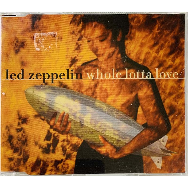 Led Zeppelin CD Whole Lotta Love + 2 CD-Single  kansi EX levy EX- Käytetty CD