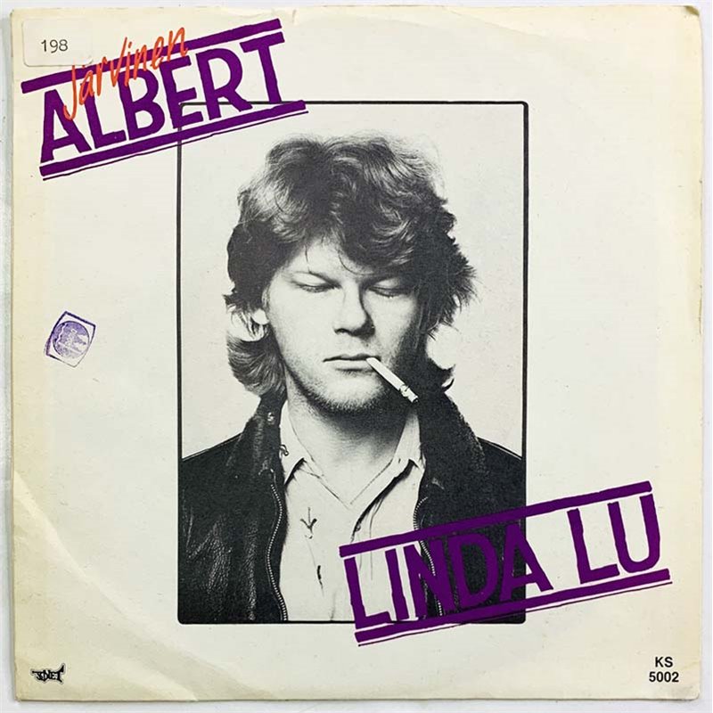 Järvinen Albert single 7” kuvakannella The Wham / Linda Lu  kansi VG levy G+ vinyylisingle