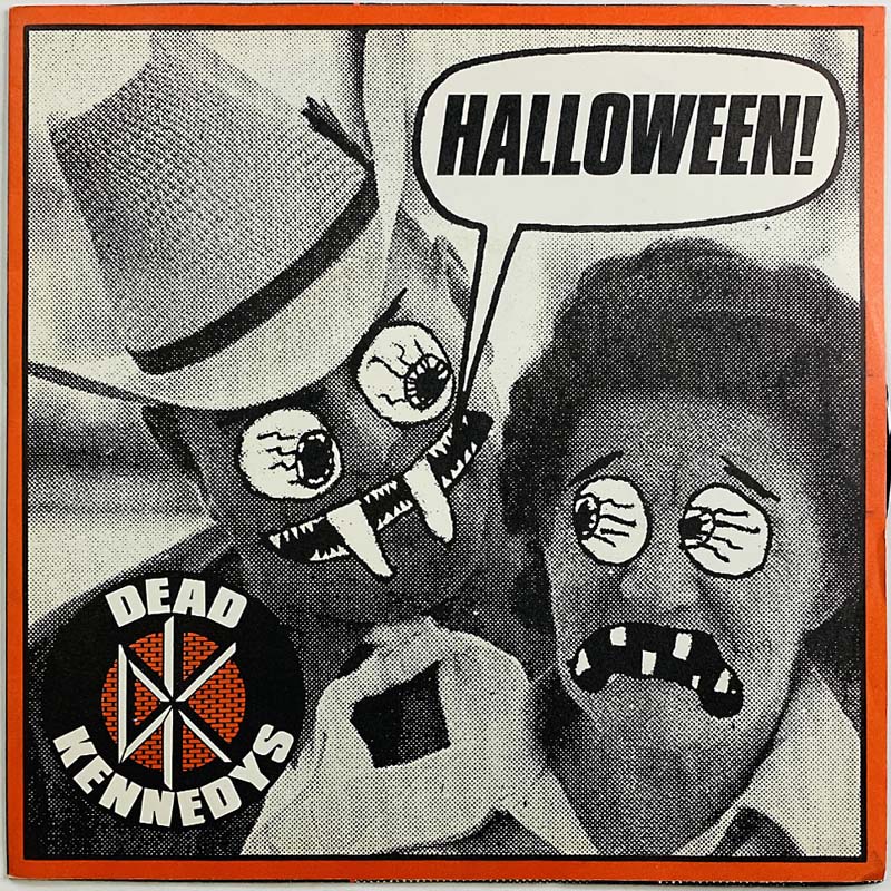 Dead Kennedys single 7” kuvakannella Halloween / Saturday night holocaust  kansi kunnottelematon levy kunnottelematon vinyylisin