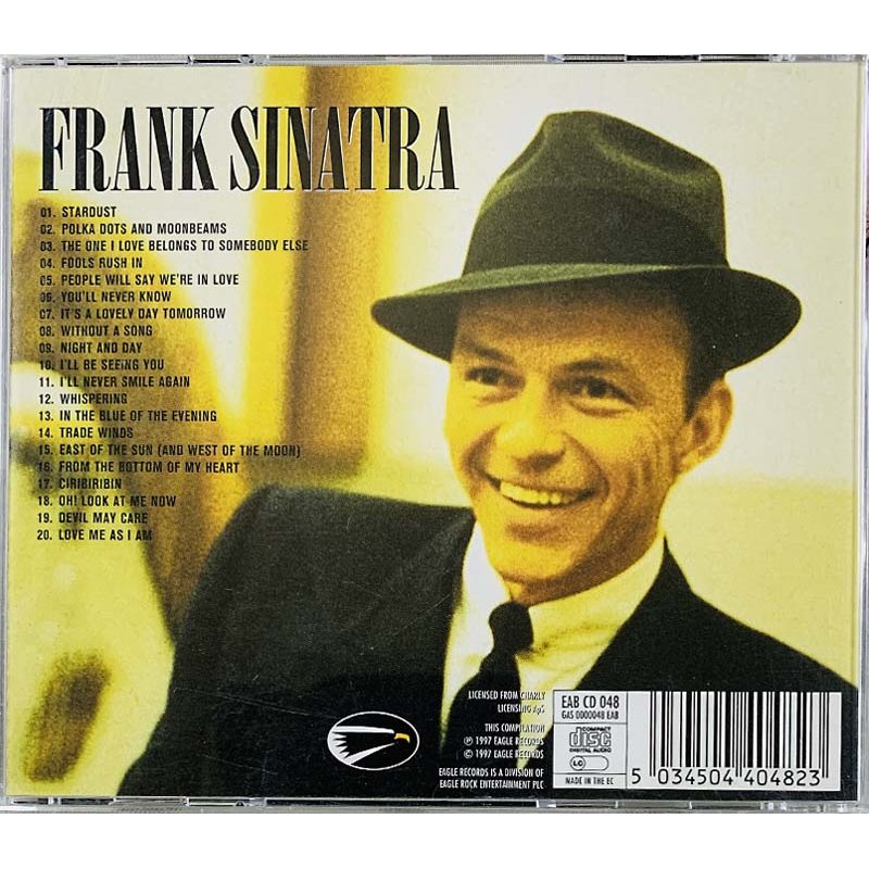 Sinatra Frank CD The Masters  kansi EX levy EX Käytetty CD