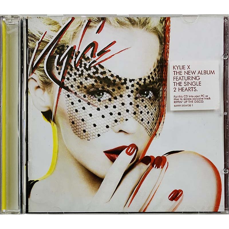 Kylie CD X  kansi EX levy EX Käytetty CD