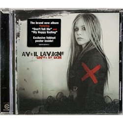 Lavigne Avril CD Under my skin  kansi EX levy EX Käytetty CD