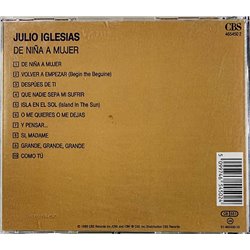 Iglesias Julio CD De Nina a mujer  kansi EX levy VG+ Käytetty CD