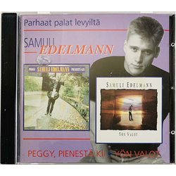 Edelmann Samuli CD Parhaat levyiltä Peggy / Yön valot  kansi EX levy EX- Käytetty CD