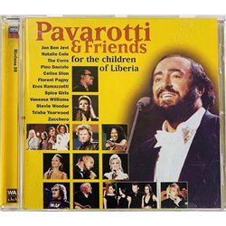 Pavarotti Luciano & Friends CD For The Children Of Liberia  kansi EX levy VG+ Käytetty CD