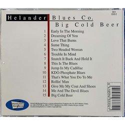 Helander Blues Co. CD Big cold beer  kansi EX levy EX Käytetty CD