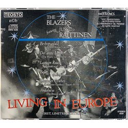 Blazers featuring Jussi Raittinen CD Living in Europe  kansi EX levy EX Käytetty CD