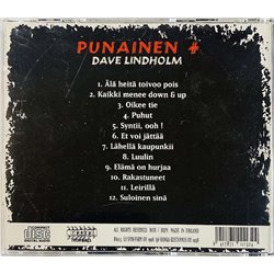 Lindholm Dave CD Punainen +  kansi EX levy EX Käytetty CD