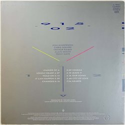 Yes LP 90125  kansi EX- levy EX- Käytetty LP