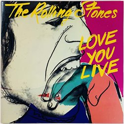 Rolling Stones LP Love you live 2LP  kansi EX levy EX Käytetty LP