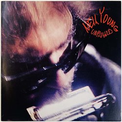 Young Neil LP Unplugged  kansi EX levy EX Käytetty LP