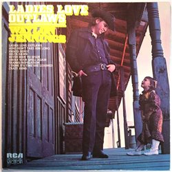 Jennings Waylon LP Ladies Love Outlaws  kansi VG+ levy EX Käytetty LP