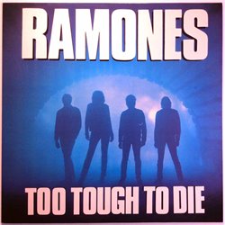 Ramones LP Too Tough To Die  kansi EX levy EX Käytetty LP