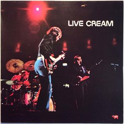 Cream LP Live Cream  kansi EX levy EX Käytetty LP