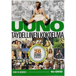 DVD - Elokuva DVD Uuno täydellinen kokoelma 10DVD  kansi EX levy EX- Käytetty DVD