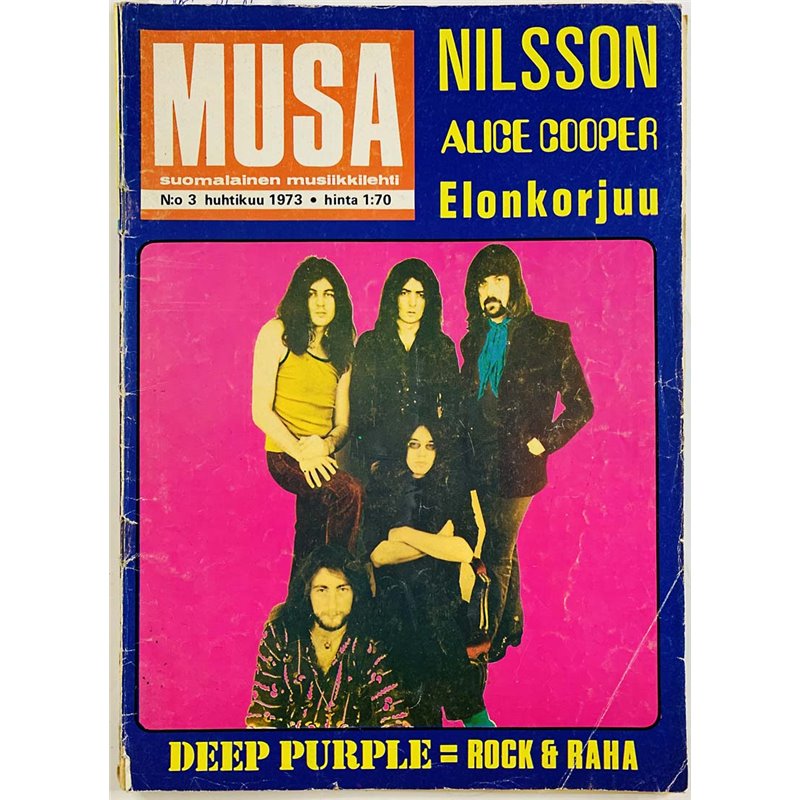 Musa 1973 3 Yellow, Elonkorjuu, Harry Nilsson aikakauslehti