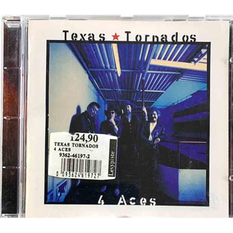 Texas Tornados CD 4 Aces  kansi EX levy VG+ Käytetty CD