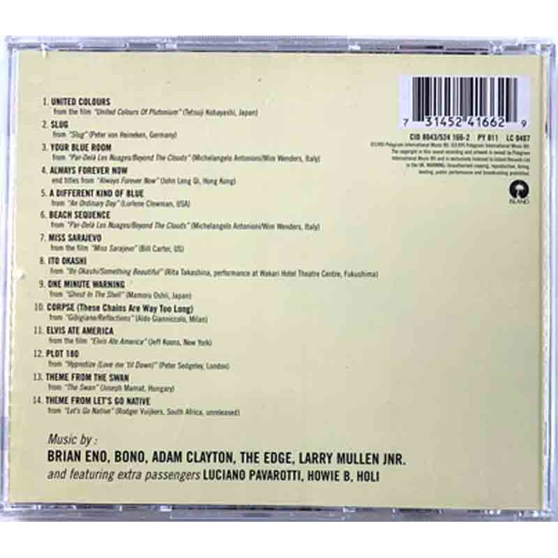Passengers CD Original Soundtracks 1  kansi EX levy VG+ Käytetty CD