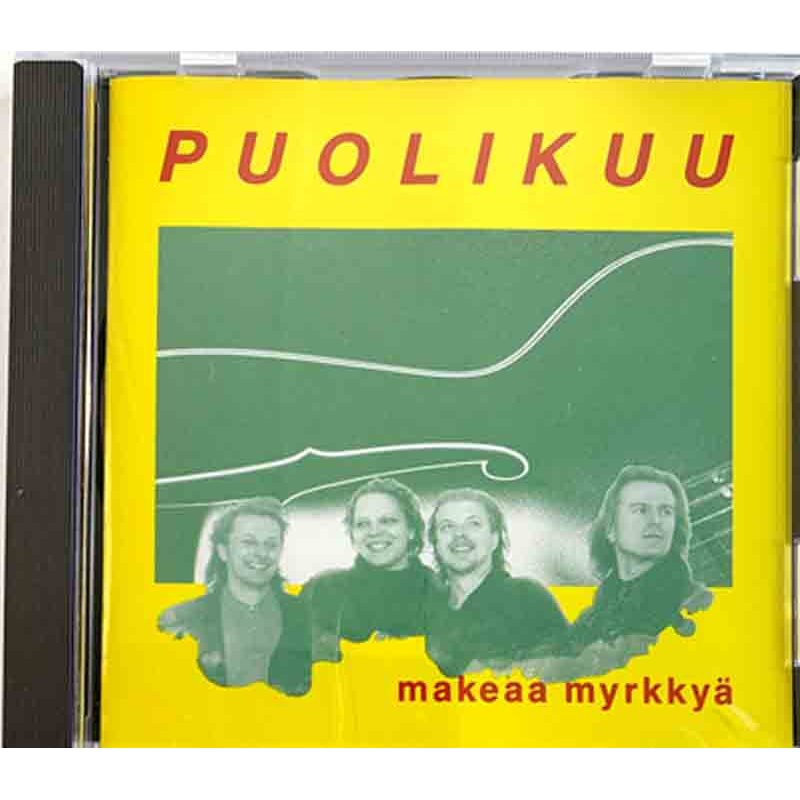 Puolikuu CD Makeaa myrkkyä  kansi EX levy EX Käytetty CD