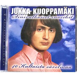 Kuoppamäki Jukka CD Sinivalkoiset suosikit 40 kultaista sävelmää 2CD  kansi EX levy EX Käytetty CD