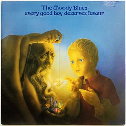 Moody Blues LP Every Good Boy Deserves Favour  kansi EX- levy EX Käytetty LP