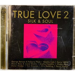 Pointer Sisters, Diana Ross ym. CD True Love 2 - Silk & Soul 2CD  kansi EX levy EX- Käytetty CD