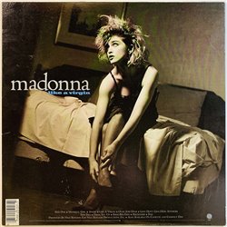 Madonna LP Like a virgin  kansi EX- levy EX Käytetty LP