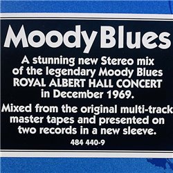 Moody Blues LP Royal Albert Hall Concert dec. 1969 2LP LP
