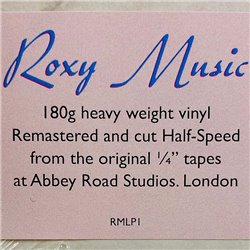 Roxy Music LP Roxy Music -72 LP