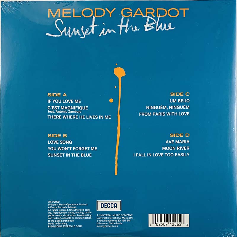 Gardot Melody LP Sunset In The Blue 2LP LP