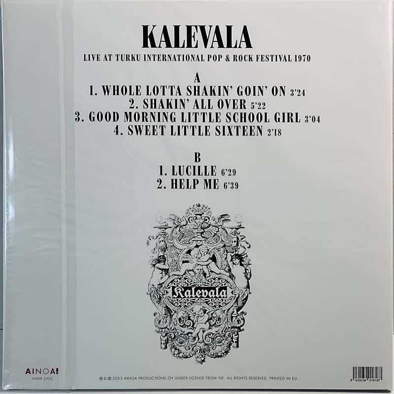 Kalevala LP Live at Turku International Festival 1970 LP