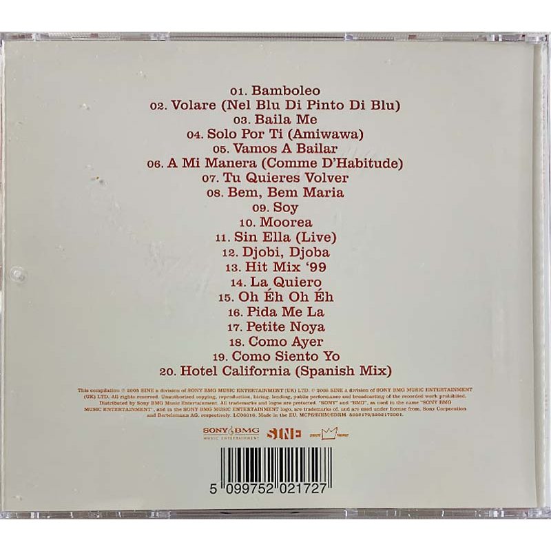 Gipsy Kings CD The Very Best Of  kansi EX levy EX Käytetty CD