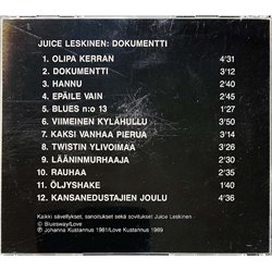 Leskinen Juice CD Dokumentti  kansi EX levy EX Käytetty CD