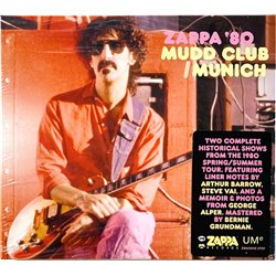 Zappa Frank CD Zappa ‘80 Mudd Club / Munich 3CD  kansi  levy  CD