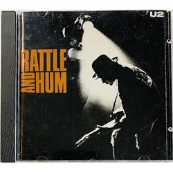 U2 CD Rattle and hum  kansi EX levy EX Käytetty CD