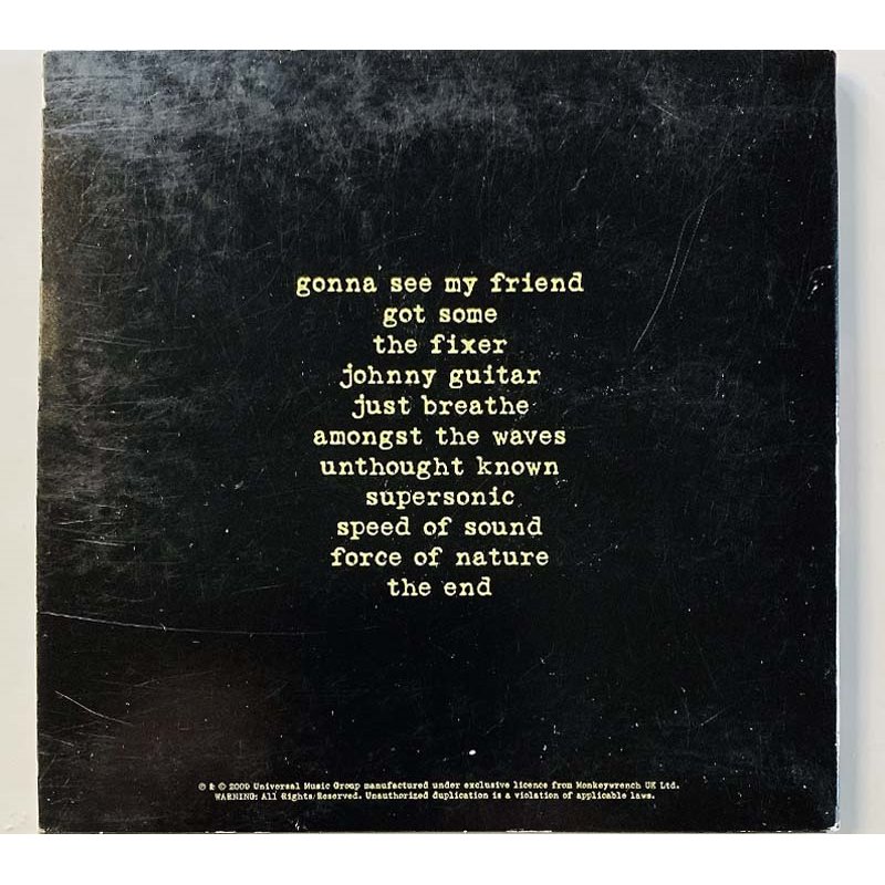 Pearl Jam CD Backspacer  kansi EX levy EX Käytetty CD