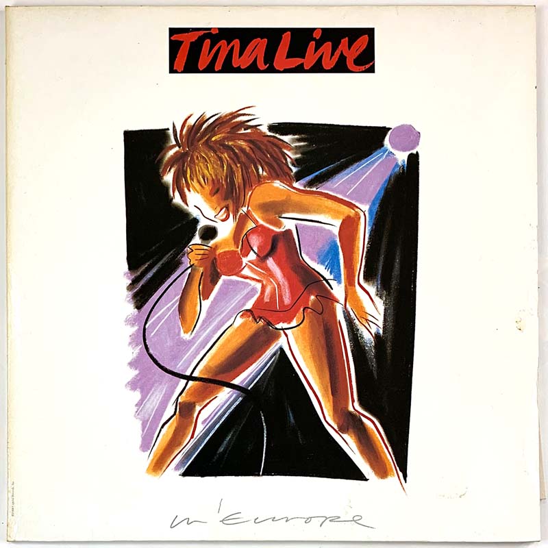 Turner Tina LP Tina Live 2LP  kansi EX- levy EX- Käytetty LP