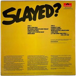 Slade LP Slayed?  kansi VG+ levy EX- Käytetty LP