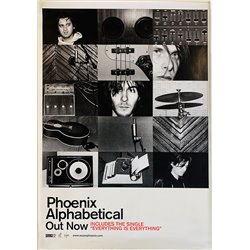 Phoenix – Alphabetical 2004  Promo poster 50cm x 70cm Begagnat Poster
