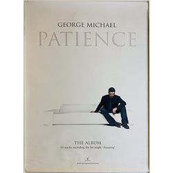 George Michael, Patience juliste Promoposter 50cm x 70cm kunto EX JULISTE