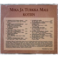 Mali Mika ja Turkka CD Kotiin  kansi VG- levy EX Käytetty CD