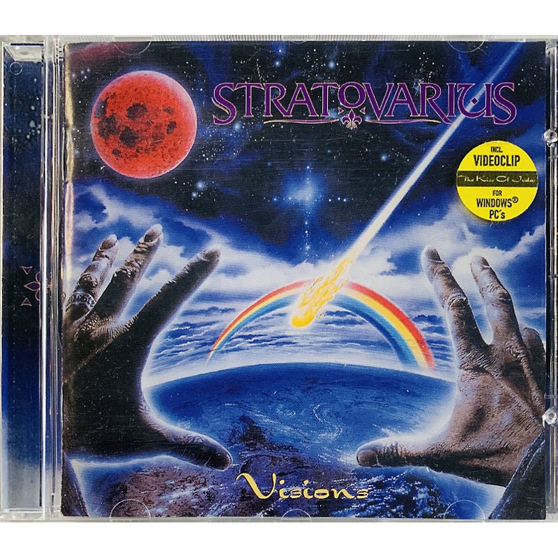 Stratovarius CD Visions  kansi EX- levy EX Käytetty CD