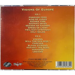 Stratovarius CD Live! Visions of Europe 2CD  kansi EX levy EX Käytetty CD