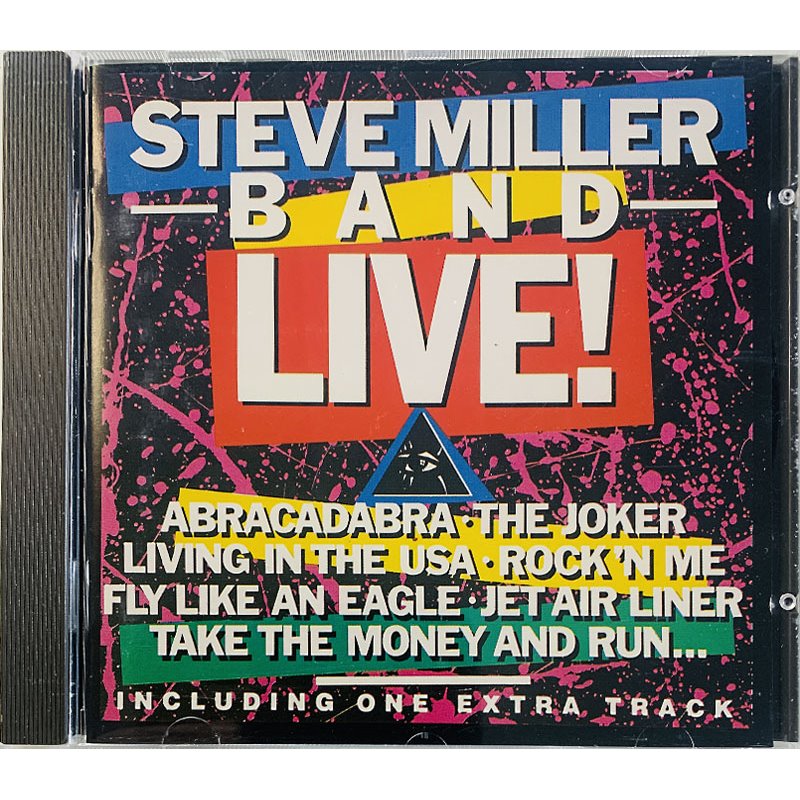 Steve Miller Band CD Live!  kansi EX levy EX Käytetty CD