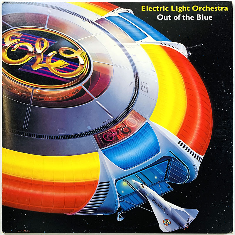 Electric Light Orchestra LP Out Of The Blue 2LP  kansi EX- levy EX- Käytetty LP