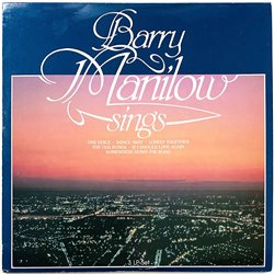 Manilow Barry LP Barry Manilow sings 3LP  kansi EX levy EX Käytetty LP