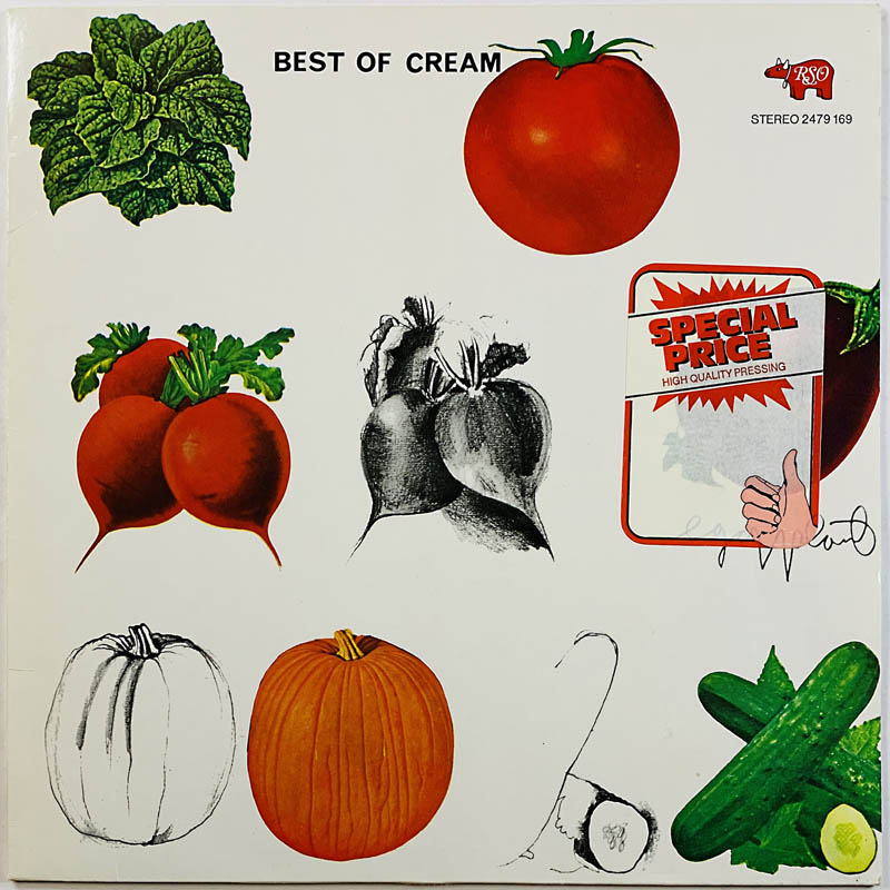 Cream LP Best of Cream  kansi EX levy EX- Käytetty LP