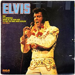 Elvis LP Elvis, including Fool, It’s impossible ym  kansi G+ levy EX Käytetty LP