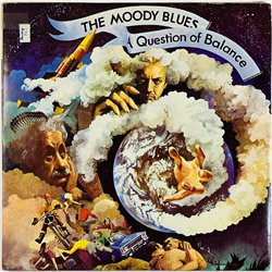 Moody Blues LP A question of balance  kansi EX- levy VG+ Käytetty LP