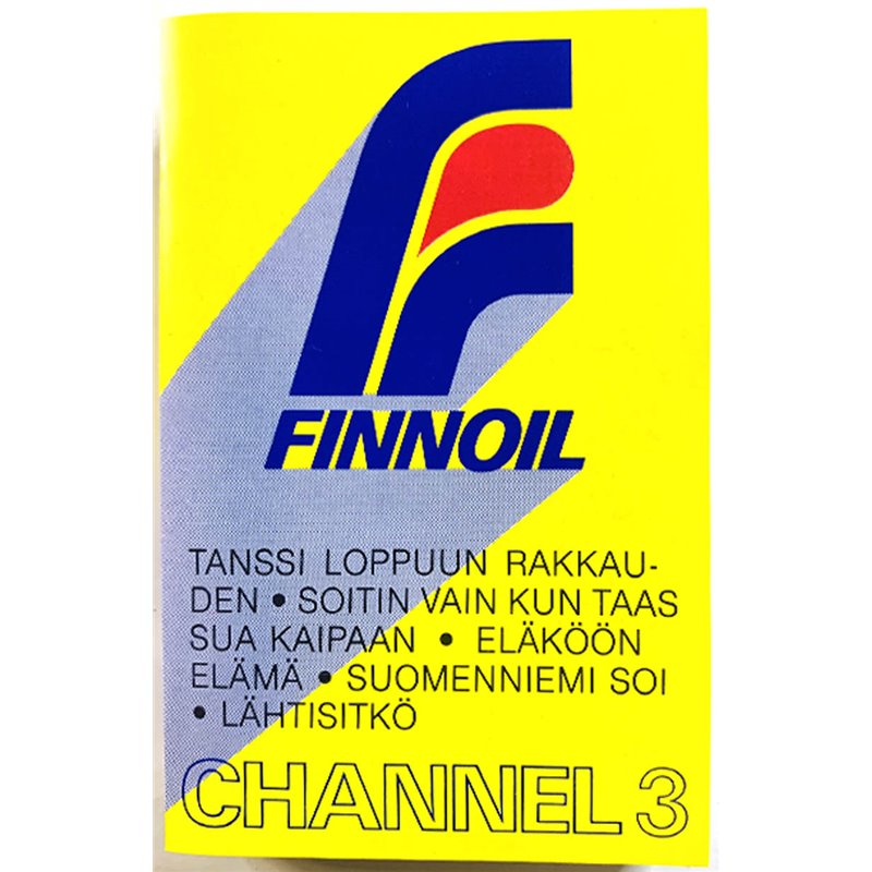 Eini, Berit, Meiju, Edu Kettunen ym.: Finnoil Channel 3 kansipaperi EX , musiikkikasetin kunto EX käytetty kasetti